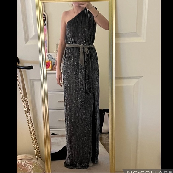 Retrofete Silver Sequin Gown - Picture 3 of 3